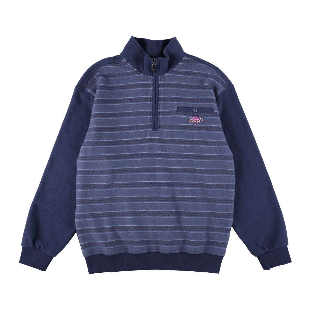 Half Zip Fleece Pullover navy