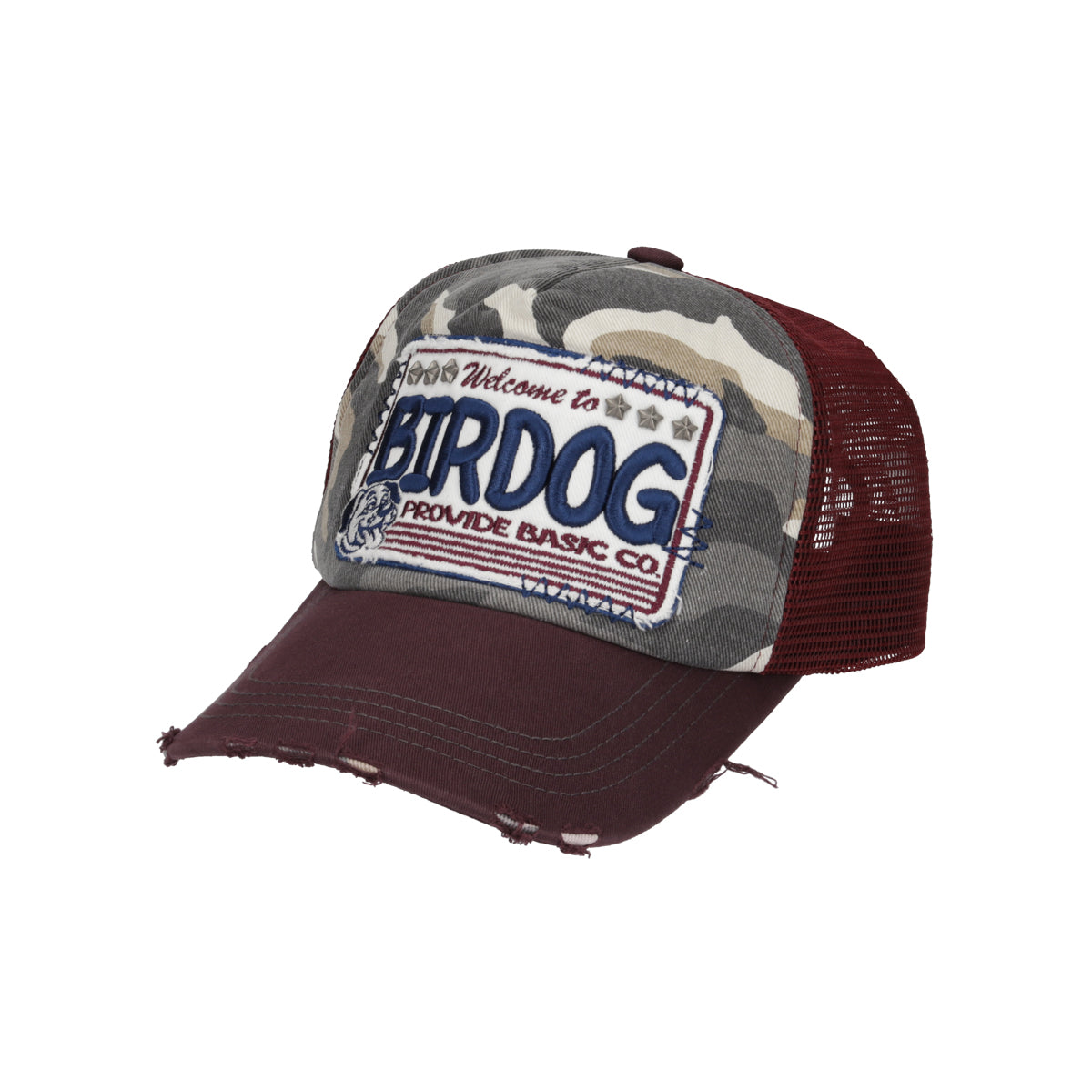 Company logo mesh cap