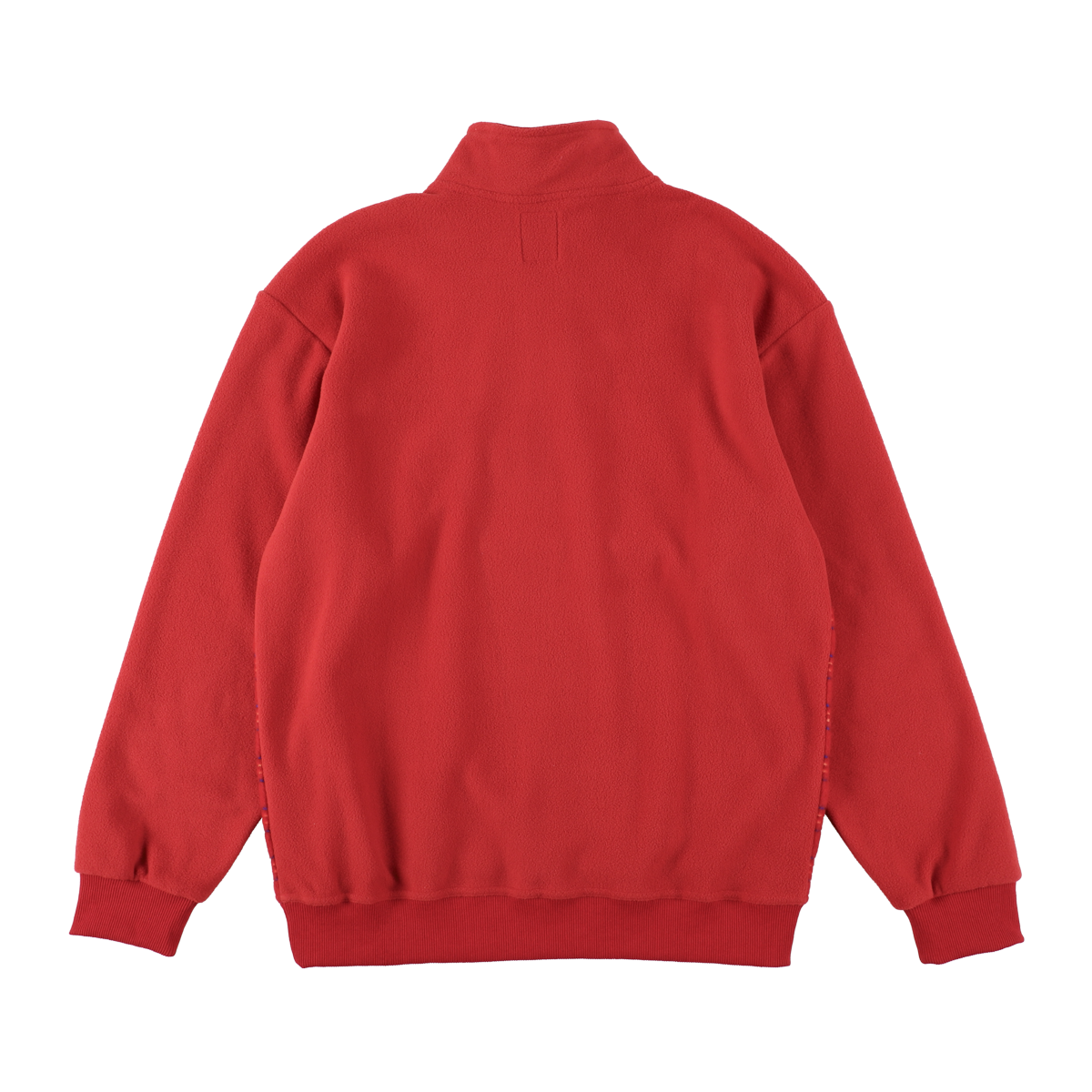 Half Zip Fleece Pullover red