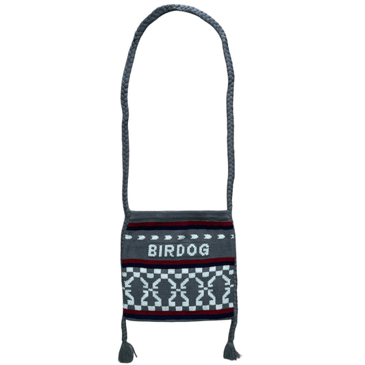 Fair Isle shoulder bag gray