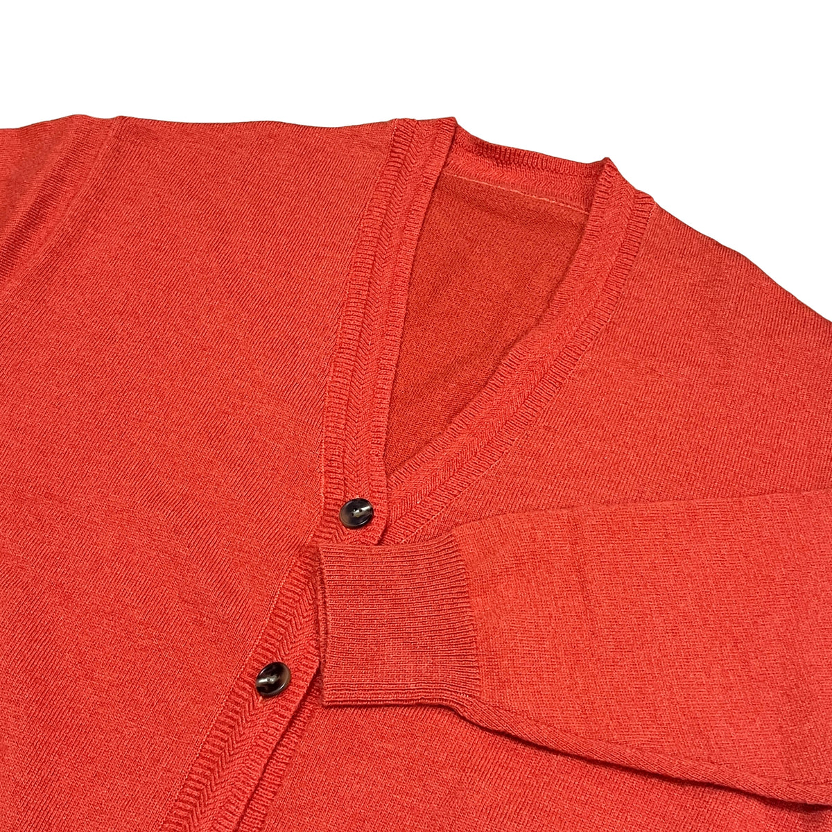 Logo cardigan orange