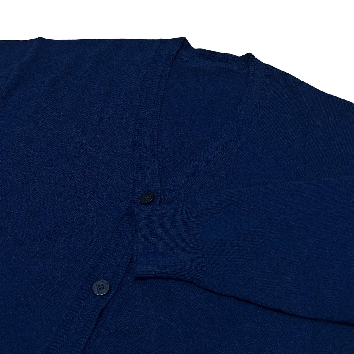 Logo cardigan navy