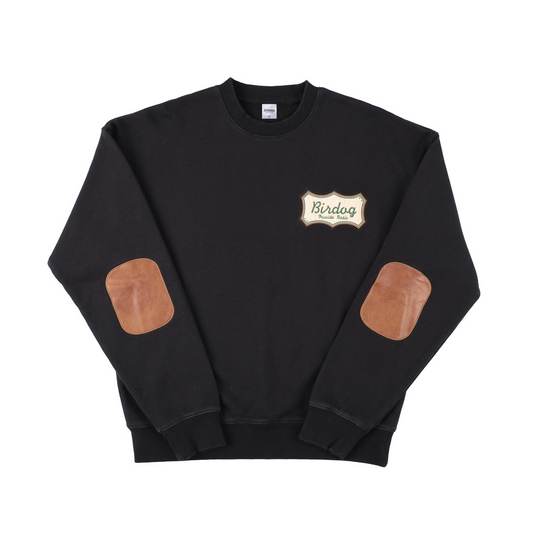 Elbow patch sweat black