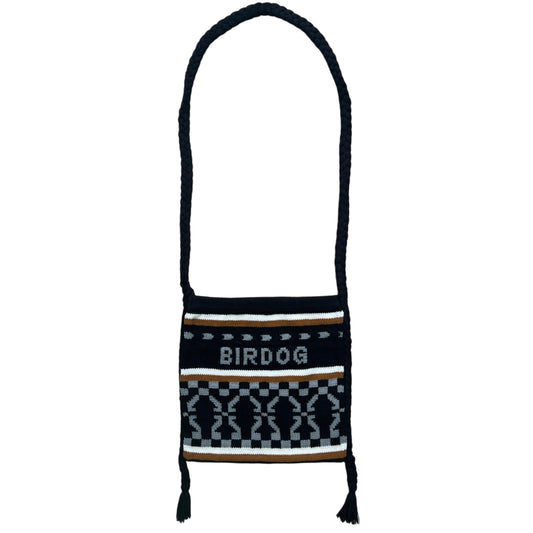 Fair Isle shoulder bag black