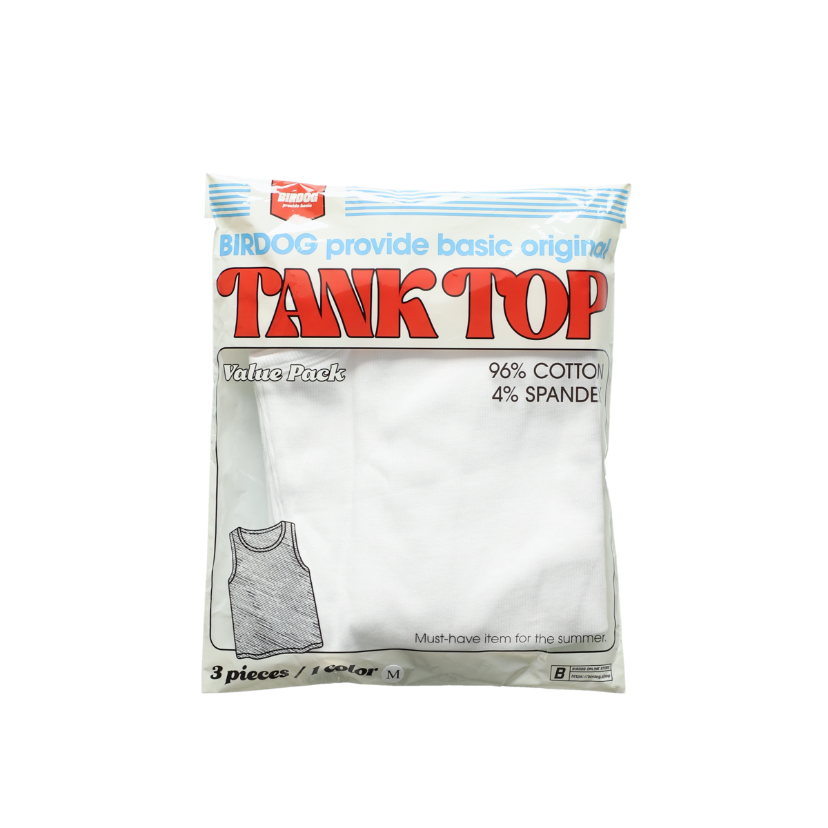 Tanktop pack white – BIRDOG