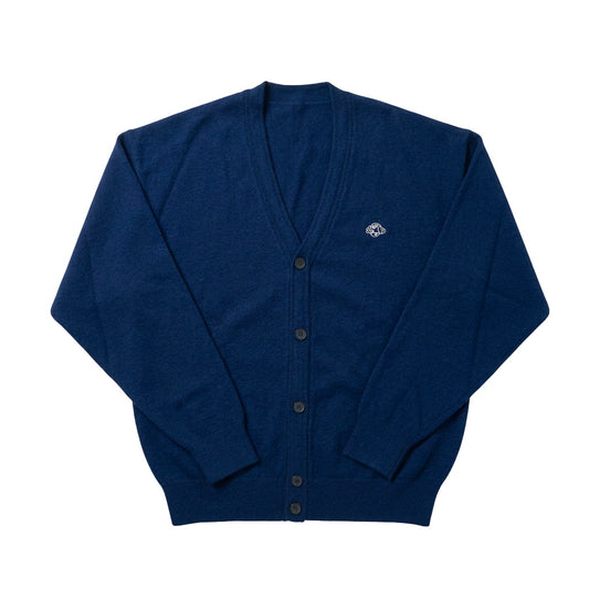 Logo cardigan navy