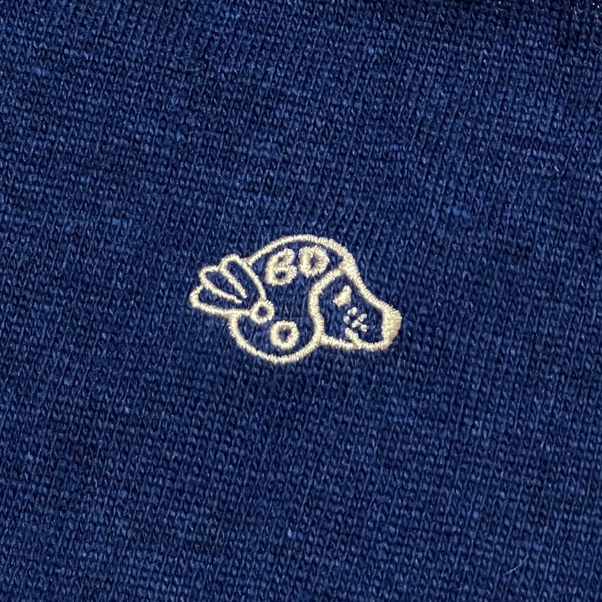 Logo cardigan navy