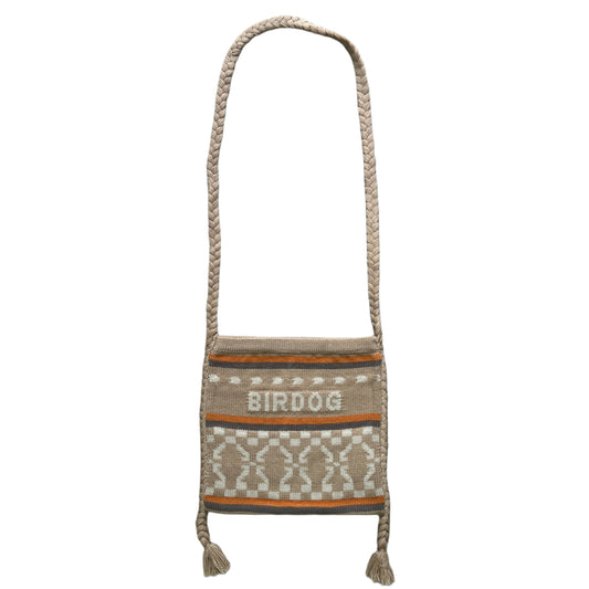 Fair Isle shoulder bag beige