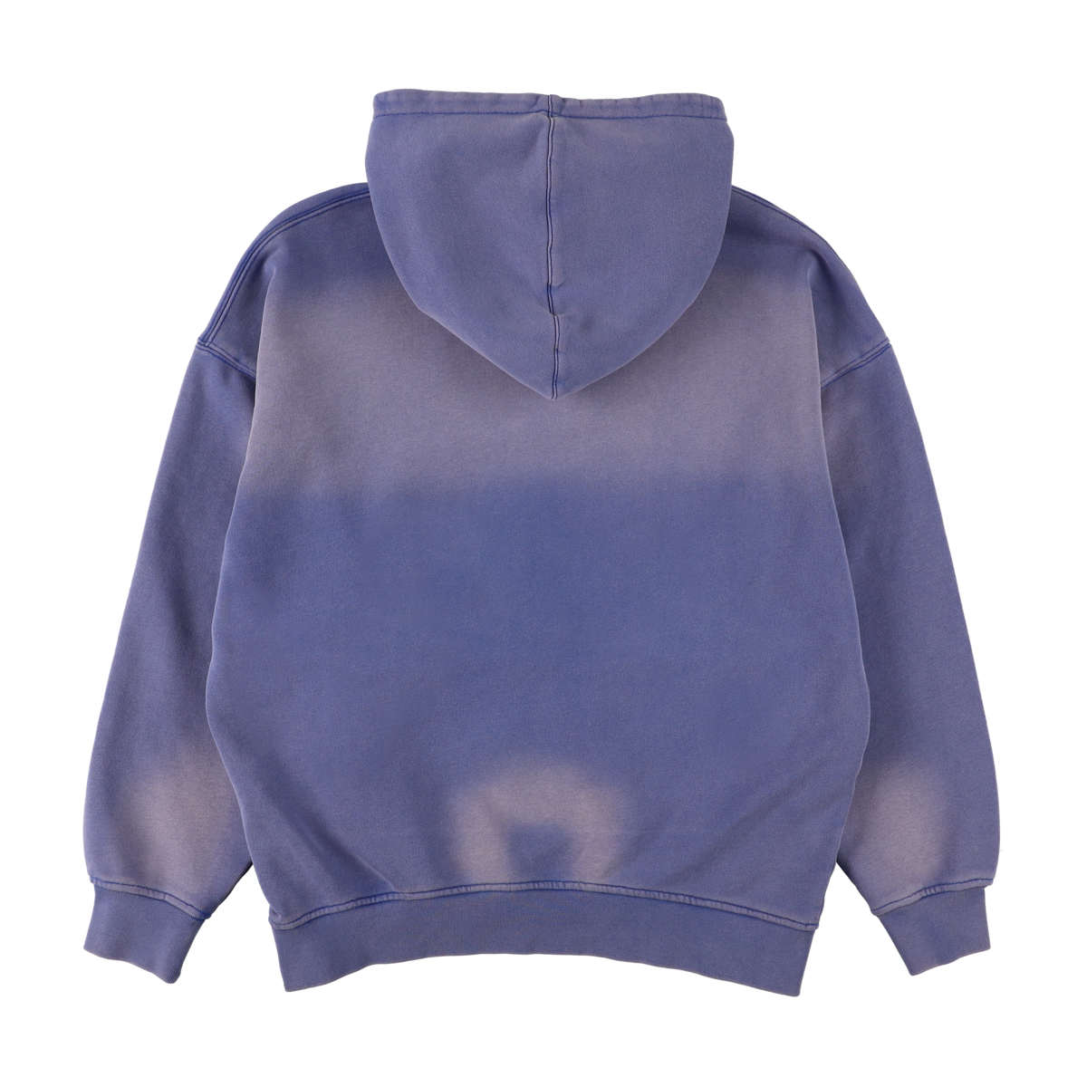 Washed planet logo hoodie blue