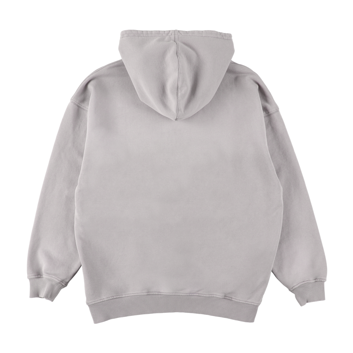Washed planet logo hoodie gray