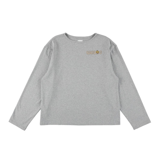 DONUTS SHOP L/S TEE gray