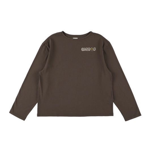 DONUTS SHOP L/S TEE brown